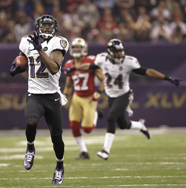 Jacoby Jones opened the second half of Super Bowl XLVII ...