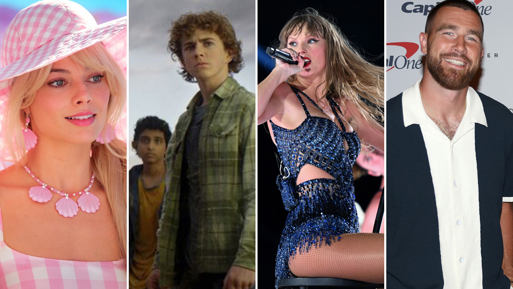 Barbie, Percy Jackson and The Olympians, Taylor Swift, Travis Kelce